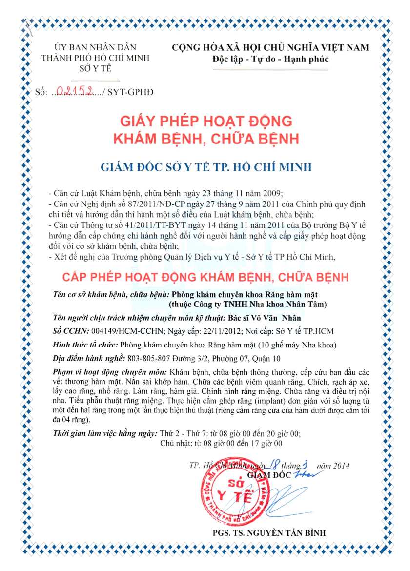 Nha khoa Nhân Tâm