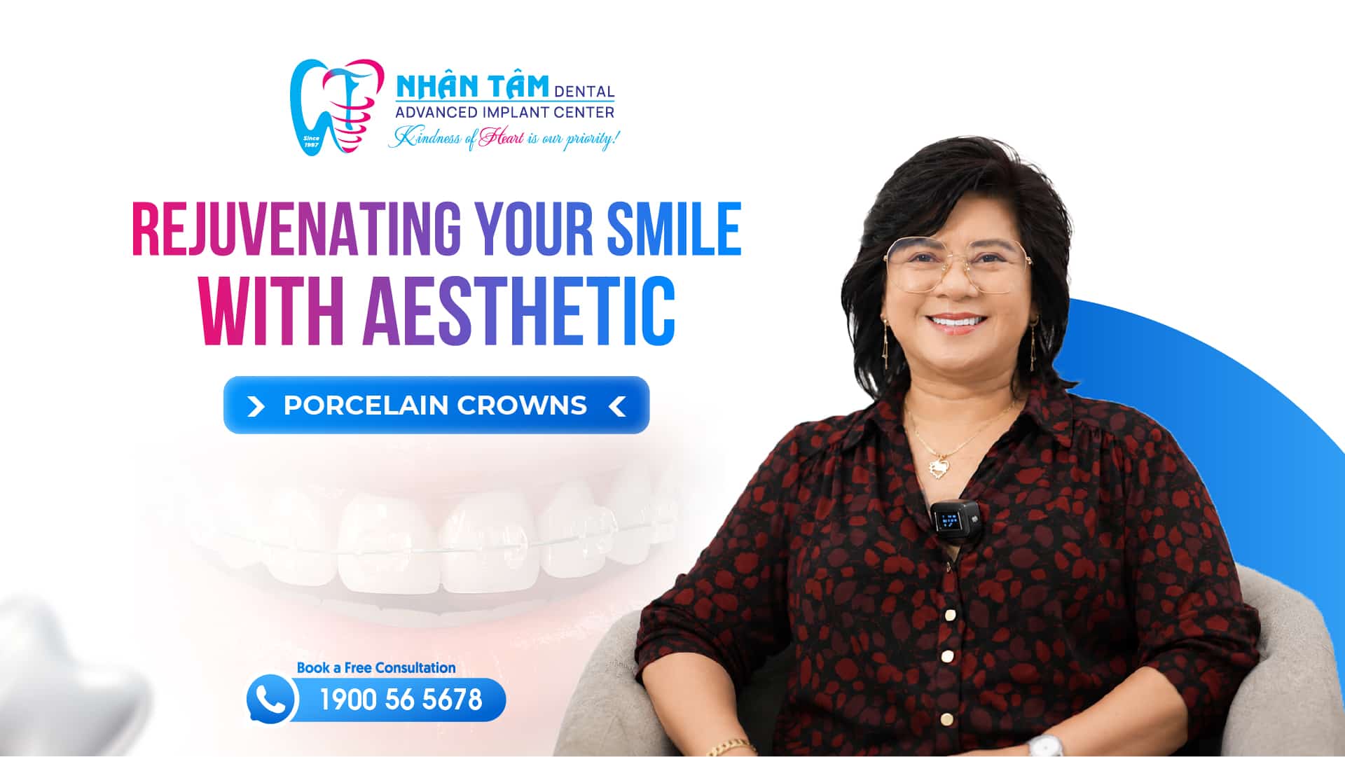 Hình: Rejuvenating your smile with aesthetic porcelain crowns