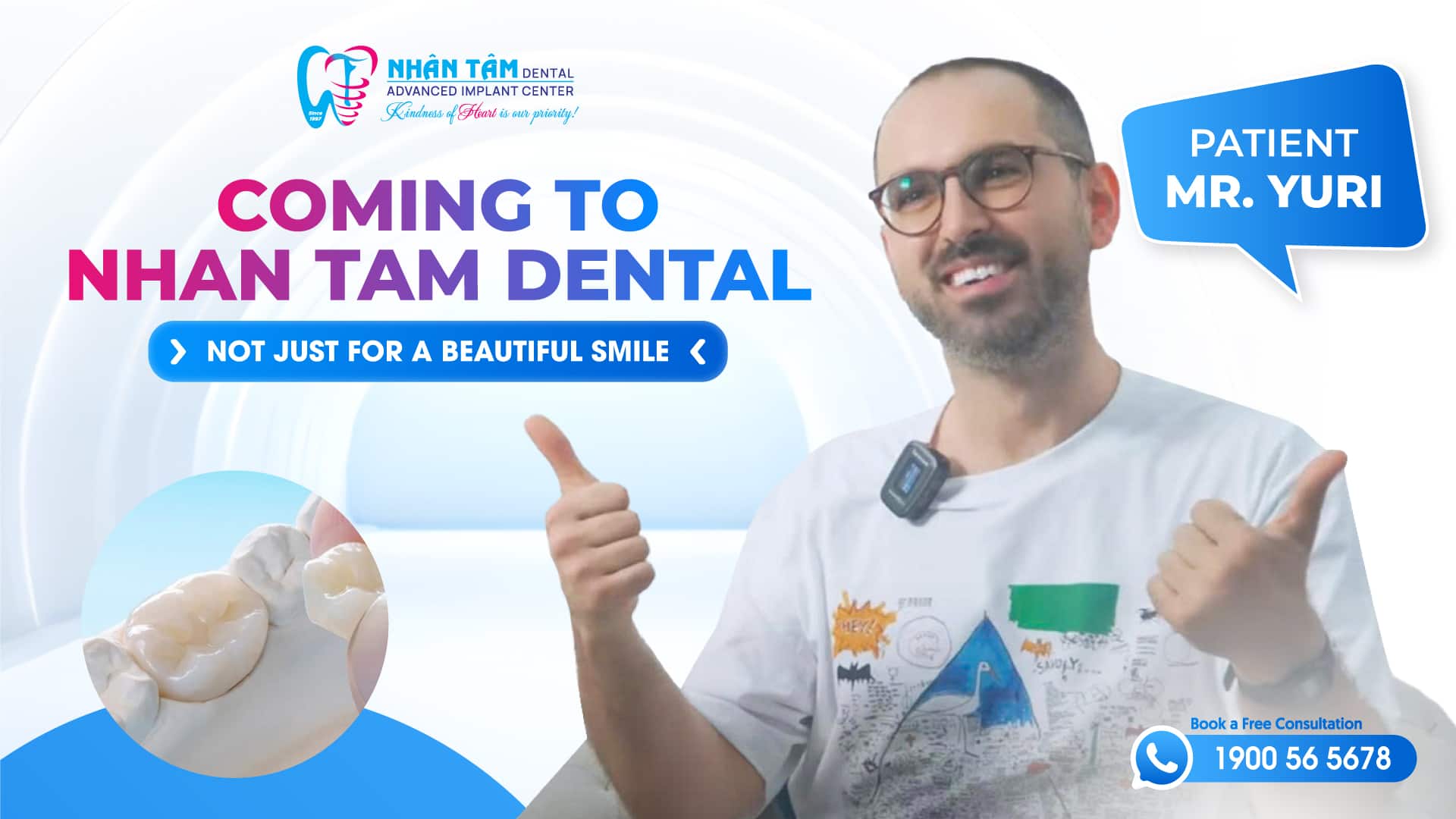 Hình: Coming to Nhan Tam Dental: not just for a beautiful smile, but for a lifelong companion