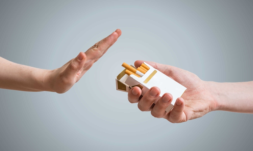 Absolutely no smoking, consuming alcohol after implant procedure