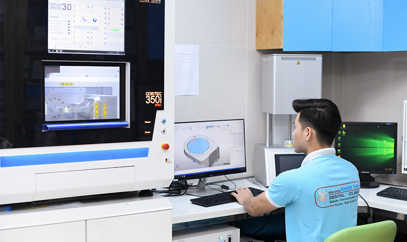 CAD/CAM dental system at Nhan Tam Dental