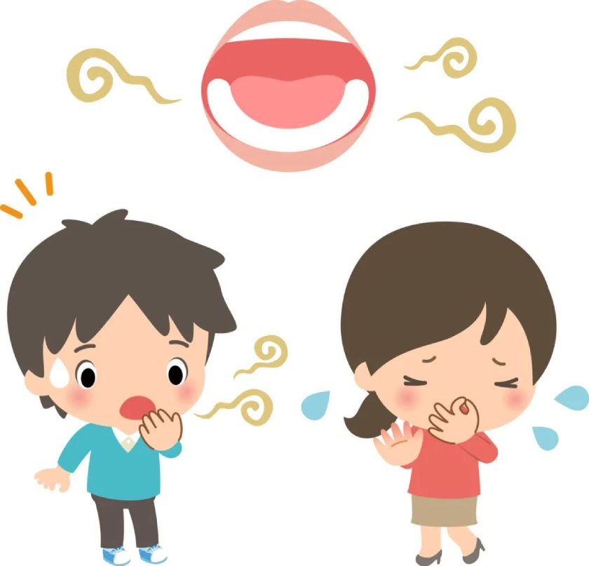 Poor dental hygiene habits will lead to bad breath