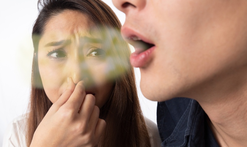Bad breath makes you self-conscious in communication