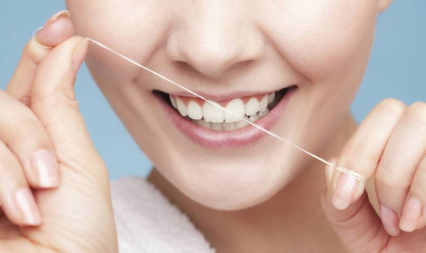 Maintaining good oral hygiene, brushing your teeth thoroughly before bed, combined with flossing