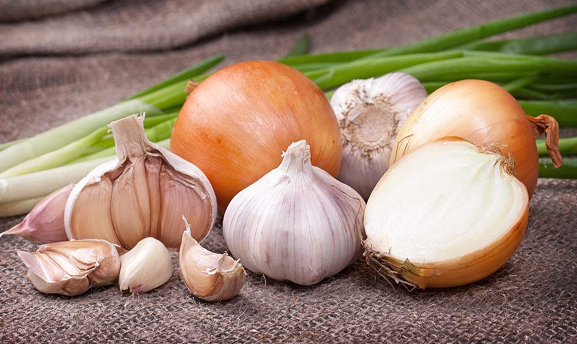 Bad breath is also caused by odorous food