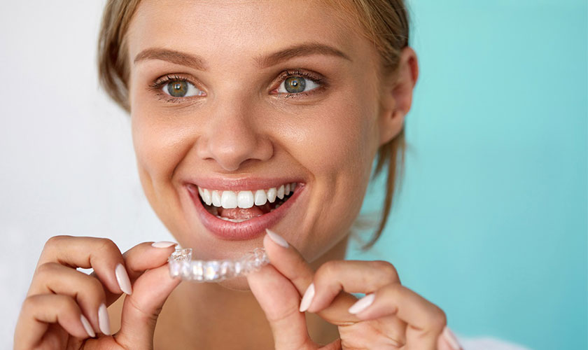 The trays are made of the very safe delicate dental plastic