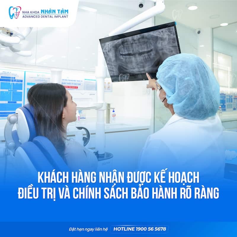 Patients receiving dedicated consultations at Nhan Tam Dental