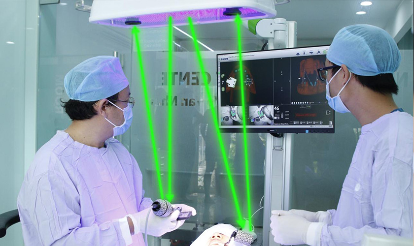 Vo Van Nhan DDS, PhD is the first Vietnamese doctor to successfully apply Navigation technology in dental Implant