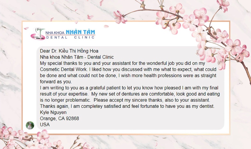 Patient's feedback