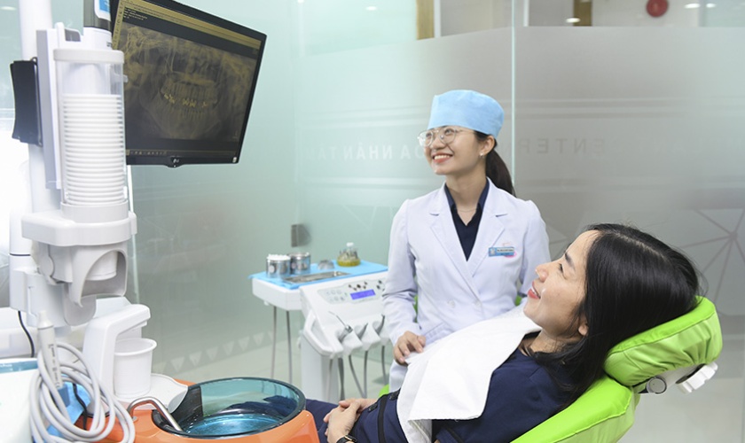 A veneer takes at least two visits