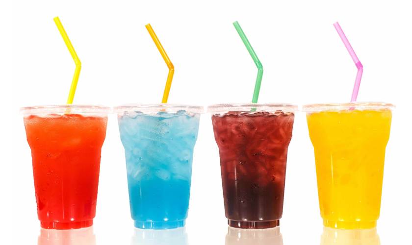 You should not consume too much food with high sugar content or soft drink