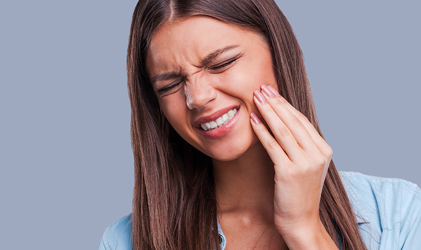 Deflected wisdom teeth cause discomfort