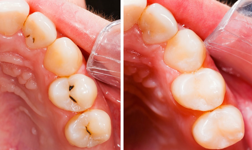 Can cosmetic fillings become discolored?