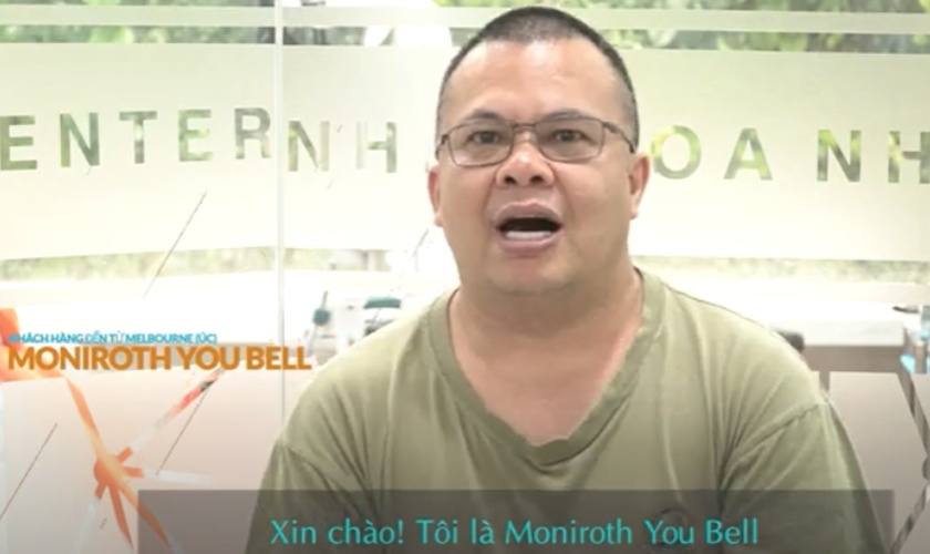 Moniroth You Bell - Customer experience implant services at Nhan Tam Dental